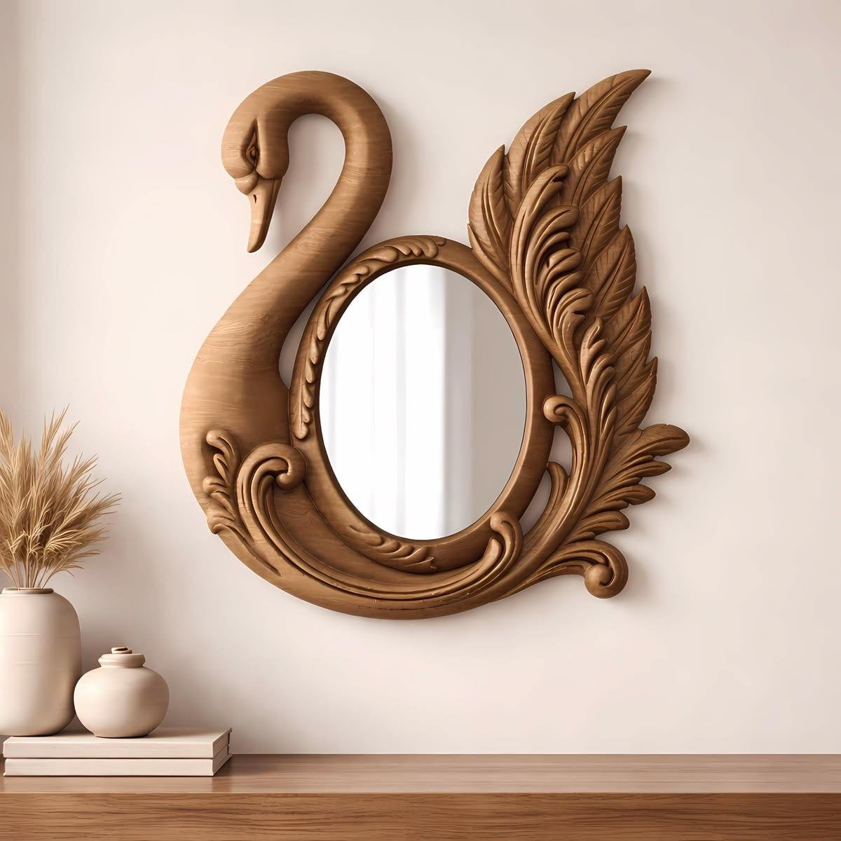 DESIGNED WOOD MIRROR (21)